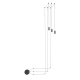 LAMPA WISZĄCA ZIKO AZ2905+AZ2681+AZ2680 AZZARDO