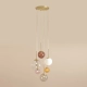 LAMPA WISZĄCA BOSSO 6 RING MULTICOLOUR 1119K40_R Aldex
