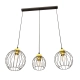 Lampa wisząca NANDO 3 BL GOLD 1368/3 EMIBIG Lighting