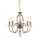 lafabryka.pl Żyrandol Aegean – 5 źródeł światła – Stary mosiądz AG5-AGED-BRASS Elstead Lighting
