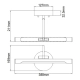 Obrazówka Alton – Wbudowana taśma LED – Biała ALTON-PL-S-WHT Elstead Lighting
