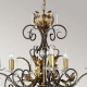 Żyrandol Amarilli – 5 źródeł światła – Brązowy / Złota patyna AML5-BRONZE Elstead Lighting