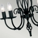 Żyrandol Artisan – 5 źródeł światła – Czarny ART5-BLACK Elstead Lighting