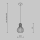 Lampa wisząca Roots MOD192PL-01W Maytoni