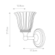 Kinkiet Austen – 1 źródło światła – Polerowany chrom BATH-AUSTEN1-PC Elstead Lighting
