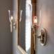 Kinkiet Dryden – 1 źródło światła – Polerowany mosiądz BATH-DRYDEN2-PB Elstead Lighting