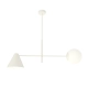 Żyrandol HERMES 2 WHITE 1348/2 EMIBIG Lighting