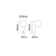 Kinkiet Boletta Parette Cromo IP44 OR85525 OPEN DESIGN HIGHLIGHTS
