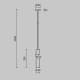 Lampa wisząca Palette MOD303PL-01CFL3 Maytoni