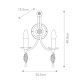 Kinkiet Belfry – 2 źródła światła BY2-BLACK Elstead Lighting
