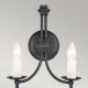 Kinkiet Belfry – 2 źródła światła BY2-BLACK Elstead Lighting
