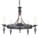 lafabryka.pl Żyrandol Belfry – 5 źródeł światła BY5-BLACK Elstead Lighting