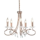 lafabryka.pl Żyrandol Christina – 5 źródeł światła CRT5-SILVER-GOLD Elstead Lighting