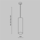 Lampa wisząca Focus P075PL-01W Maytoni