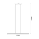 Lampa wisząca ESERO MS903-GD ZUMA LINE