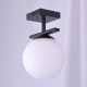 GLOBE LAMPA SUFITOWA CZARNY 1210  ZUMA LINE