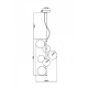 Lampa wisząca Dallas MOD545PL-06G Maytoni