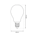 Żarówka LED 5W E14 G45 6000K EKZA0211 MILAGRORO