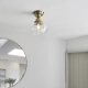 Lampa sufitowa CAMBERLEY brass-transparent 97687 ENDON
