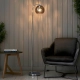 Lampa podłogowa DIMPLE silver 97978 ENDON