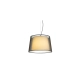 ESPLANADE wisząca czarna/biała chrom 230V E27 42W R12483 Rendl light studio