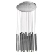 lafabryka.pl ORGANIC CHROM P0175D lampa wisząca z funkcją ściemniania światła