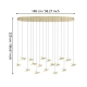 PARATEBUENO 2 Lampa wisząca 390399 EGLO
