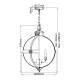 Żyrandol Adams – 4 źródła światła – Antyczny nikiel FE-ADAMS-4P-ANL Elstead Lighting