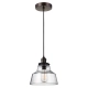 lafabryka.pl Lampa wisząca Baskin – 1 źródło światła – Stary mosiądz/ Stary cynk FE-BASKIN-P-A-BR Elstead Lighting