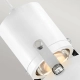 Lampa wisząca Brynne – Wbudowany moduł LED – Biała FE-BRYNNE-P-FWH Elstead Lighting