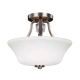 lafabryka.pl Półplafon Evington – 2 źródła światła – Satynowy nikiel FE-EVINGTON-SF-SNElstead Lighting