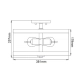 Plafon Harrow – 2 źródła światła FE-HARROW-SF Elstead Lighting