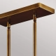 Podłużna lampa wisząca Hobson – 3 źródła światła – Stary mosiądz FE-HOBSON-3P-AB Elstead Lighting