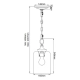Mała lampa wisząca Hounslow – 1 źródło światła – Polerowany nikiel FE-HOUNSLOW-P-PN Elstead Lighting
