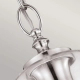 Mała lampa wisząca Hounslow – 1 źródło światła – Polerowany nikiel FE-HOUNSLOW-P-PN Elstead Lighting