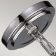 Mała lampa wisząca Parkman – 1 źródło światła – Polerowany nikiel FE-PARKMAN-PS-PN Elstead Lighting