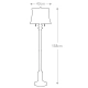 Lampa podłogowa Stateroom – 2 źródła światła – Ciepły mosiądz FE-STATEROOM-FL-BB  Elstead Lighting