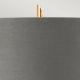 Lampa stołowa Ferrara – Ciemnoszara/ Polerowane złoto FERRARA-TL-GPG Elstead Lighting