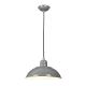 lafabryka.pl Lampa wisząca Franklin – 1 źródło światła – Szara FRANKLIN-P-GY Elstead Lighting