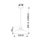 Lampa wisząca Franklin – 1 źródło światła – Szara FRANKLIN-P-GY Elstead Lighting