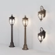 Kinkiet Wall Lamp Fleur O414WL-01GB Maytoni