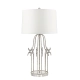 lafabryka.pl Lampa stołowa Stella – 1 źródło światła – Przecierane srebro GN-STELLA-TL-SV Elstead Lighting