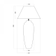 GRANADA lampa stołowa L208162325 4Concepts