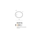 Plafon sufitowy  HALO 80 GD AZ4704 AZZARDO
