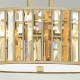 Lampa wisząca Gemma – 3 źródła światła – Płatki srebra HK-GEMMA-P-C-SL Elstead Lighting