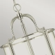 Duża lampa wisząca Gentry – 6 źródeł światła – Polerowany nikiel HK-GENTRY-P-L-PN Elstead Lighting