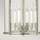 Duża lampa wisząca Gentry – 6 źródeł światła – Polerowany nikiel HK-GENTRY-P-L-PN Elstead Lighting
