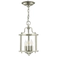 lafabryka.pl Mała lampa wisząca Gentry – 3 źródła światła – Polerowany nikiel HK-GENTRY-P-S-PN Elstead Lighting