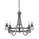lafabryka.pl Żyrandol Harlech – 5 źródeł światła – Czarny HR5-BLACK Elstead Lighting