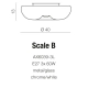 Plafon SCALE B AZ1602